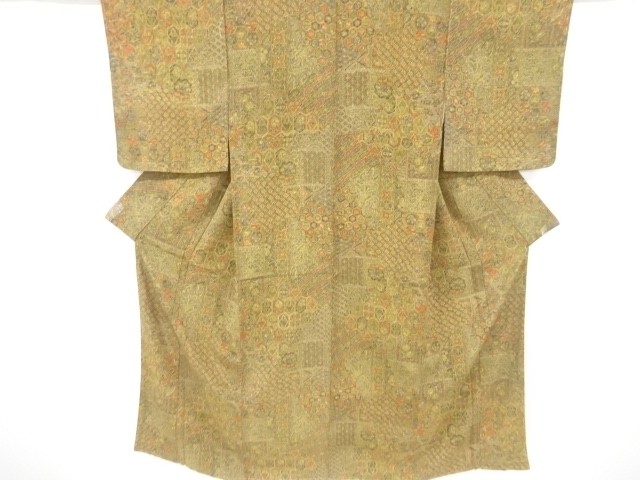 花古典柄小紋着物